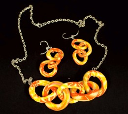 Obrázek výrobku: Oranžovožlutý řetěz