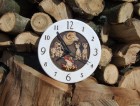 Výrobek: Nástěnné keramické hodiny - zvířata - průměr cca 22 cm